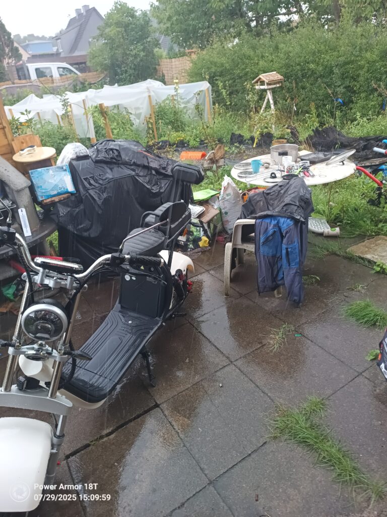 Wohnung und Garten putzen
